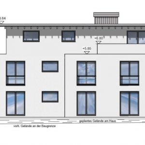 Ansicht Projekt Bürgstadt MFH