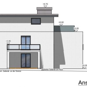 Ansicht Projekt Bürgstadt MFH