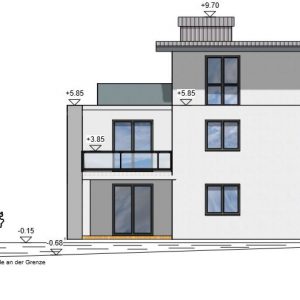 Ansicht Projekt Bürgstadt MFH