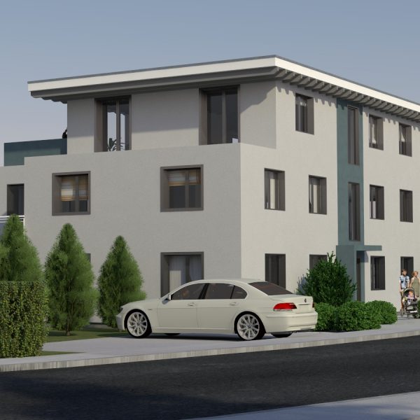 Ansicht Projekt Bürgstadt MFH