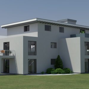 Ansicht Projekt Bürgstadt MFH